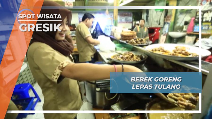 Kuliner Favorit Gresik, Nasi Bebek Goreng Lepas Tulang  Cak Selem