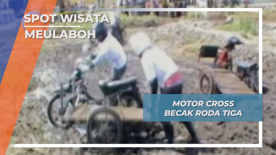 Motor Cross Becak Roda Tiga, Meulaboh