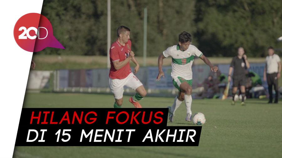 Timnas Indonesia U-19 Dibantai Bulgaria 3-0