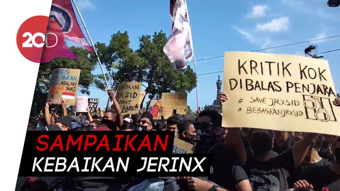 Ratusan Penggemar Lakukan Aksi Minta Jerinx Dibebaskan