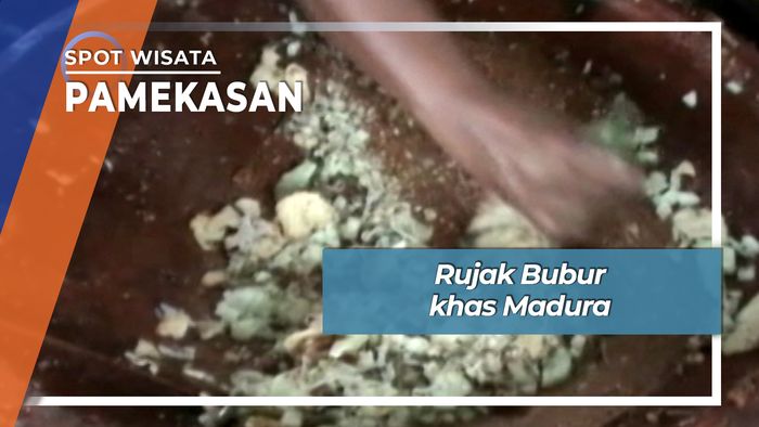 Rujak Bubur Bumbu Kacang Petis khas Madura Pamekasan