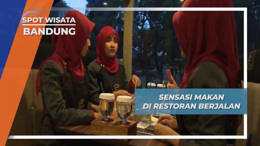 Sensasi Makan di Restoran Berjalan, Bandung