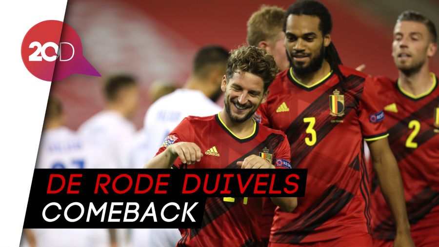 UEFA Nations League: Belgia Sikat Islandia 5-1