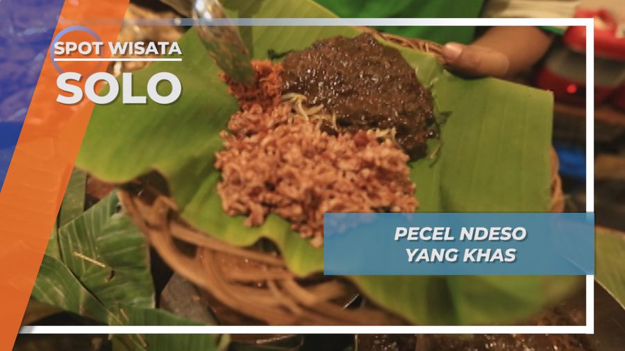 Nasi Pecel Ndeso Beras Merah di Bangunan Kolonial Belanda Khas Solo