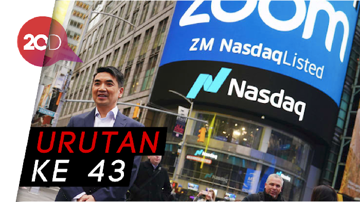 Berkat WFH, Pendiri Zoom Masuk Deretan Orang Terkaya di Amerika