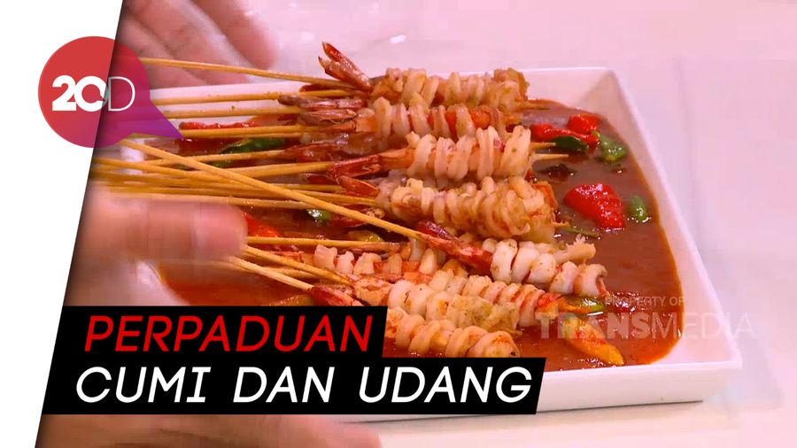 Masak Masak: Sate Seafood Garing Kuah Saus Padang