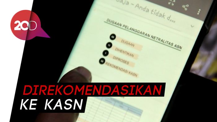 Tak Netral di Pilkada, 56 ASN Terancam Kena Sanksi