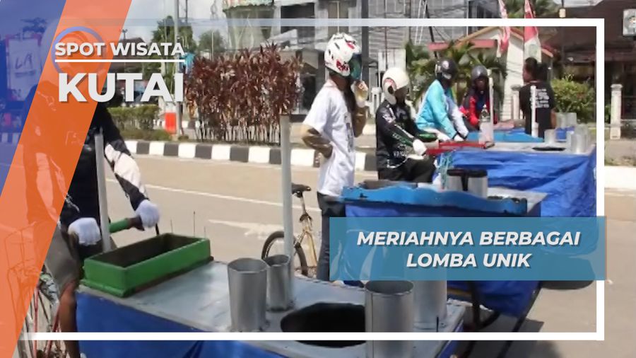 Ramai Meriah Lomba Dorong Gerobak Petol, Kutai