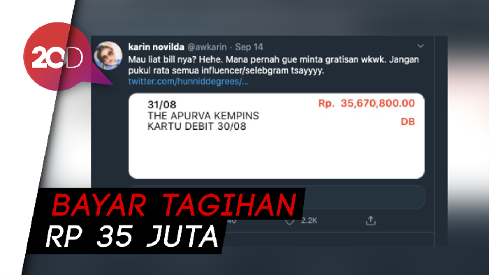 Awkarin Tak Terima Dituding Minta Gratisan Saat Makan di Bali