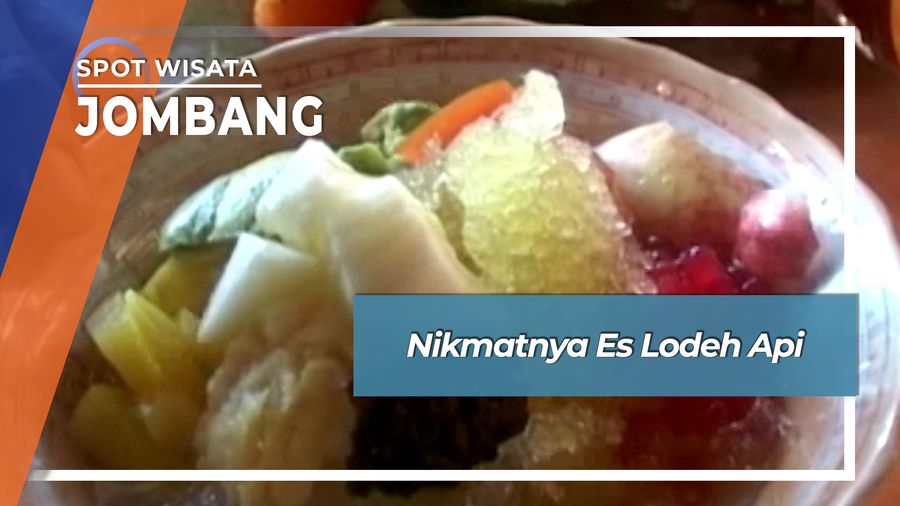 Es Lodeh Api, Sajian Lodeh Dingin ala Jombang, Tak Ketinggalan Sambel Bajaknya