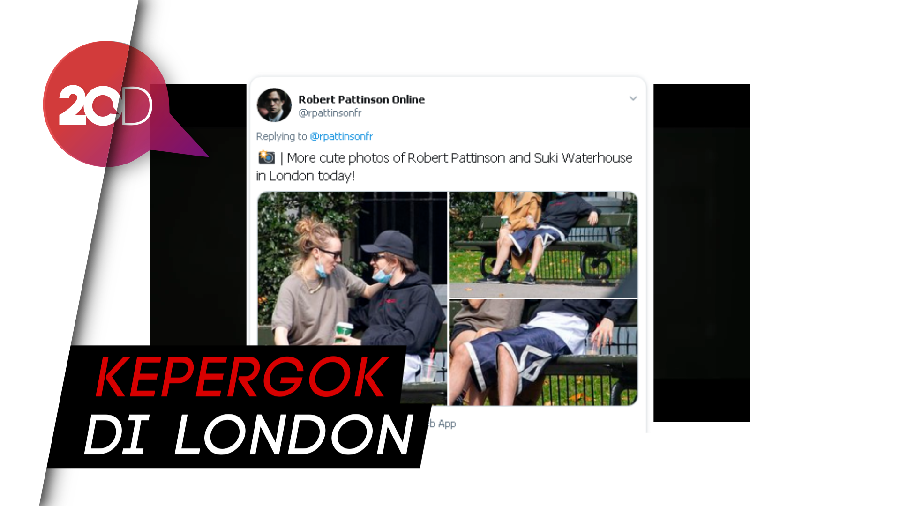 Positif Covid-19, Robert Pattinson Keciduk Cium Pacar di Taman