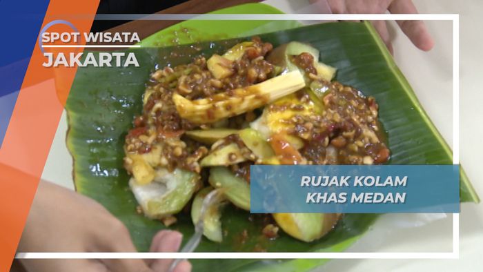 Rujak Kolam, Sesegar Suasana Istana Maimun Medan di Jakarta