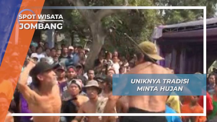 Tradisi Minta Hujan, Tarung Rotan ala Desa Bareng Jombang