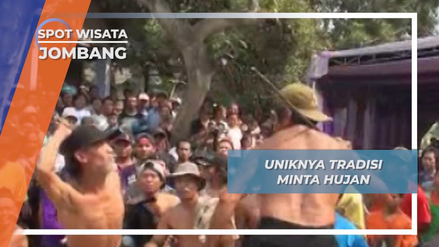 Tradisi Minta Hujan, Tarung Rotan ala Desa Bareng Jombang