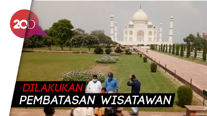 Wajah Taj Mahal yang Buka Lagi Kala India Dihantam Corona
