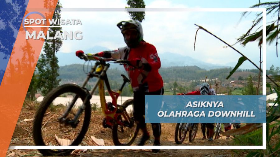 Menjajal Track Sepeda Downhill Bukit Klemuk Songgoriti Malang