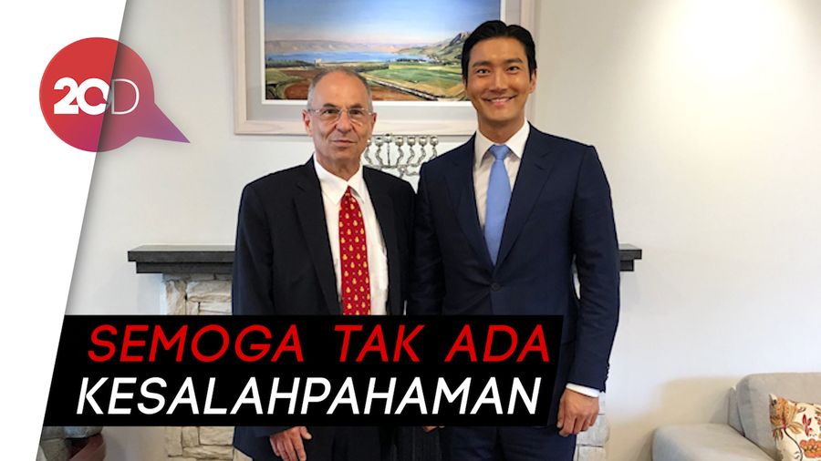 Siwon Tegaskan Fotonya Bareng Duta Israel Bukan Agenda Politik