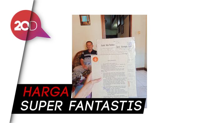 Surat Cerai Presiden Sukarno Dijual di Instagram