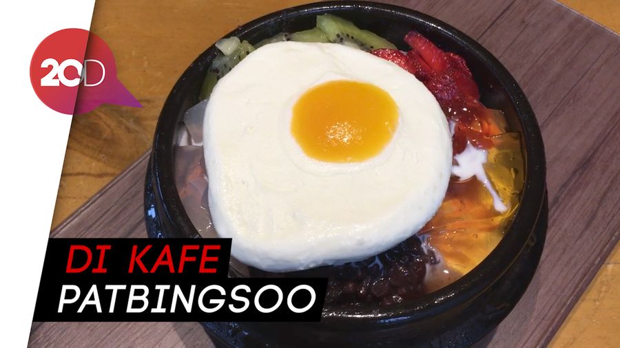 Yummy! Segarnya Es Serut Bibimbap dan Telur ala Korea