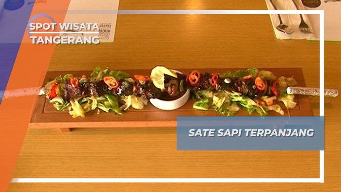 Sate Sapi Panjang Satu Meter di Tangerang