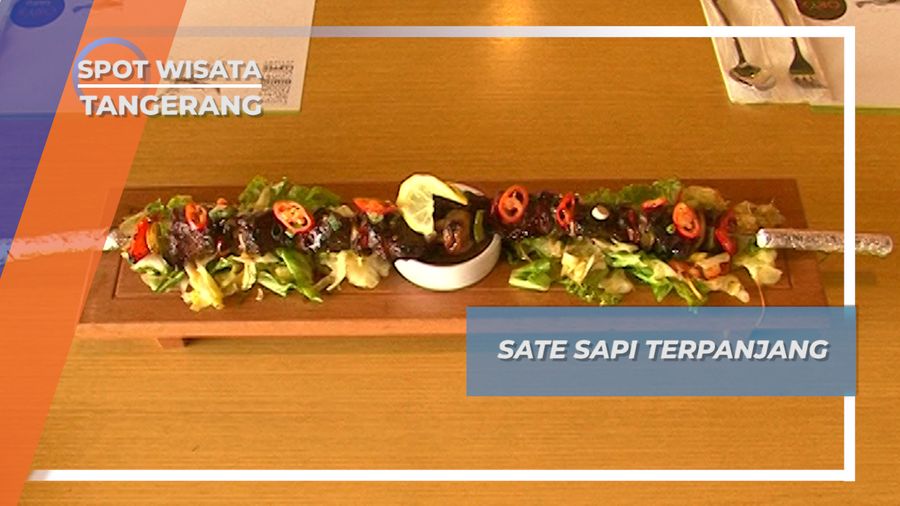 Sate Sapi Panjang Satu Meter di Tangerang