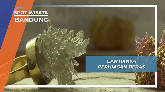 Perhiasan Cantik dan Unik dari Beras, Bandung