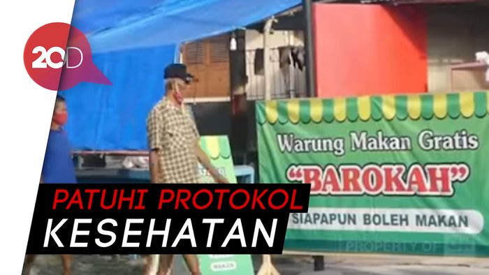Makan di Warung Ini Gratis Bagi yang Terdampak Pandemi Corona