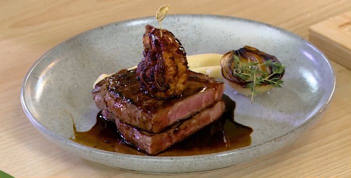 Cola Teriyaki Sirloin and King Prawn Lezat ala Chef Sean Macdougall