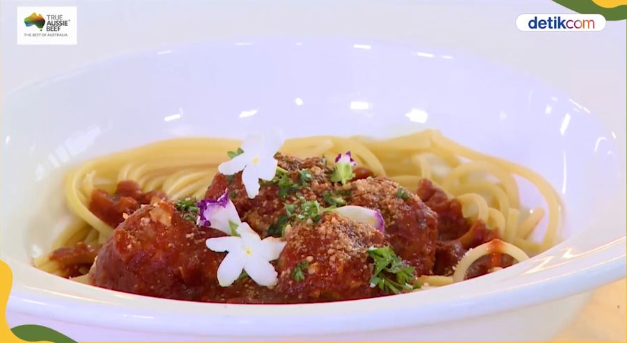 Nyammm! Spaghetti Meatballs ala Chef Vania Wibisono 