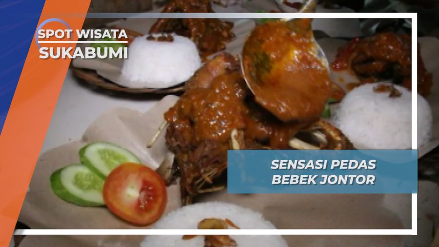 Sensasi Pedas Bebek Jontor, Sukabumi