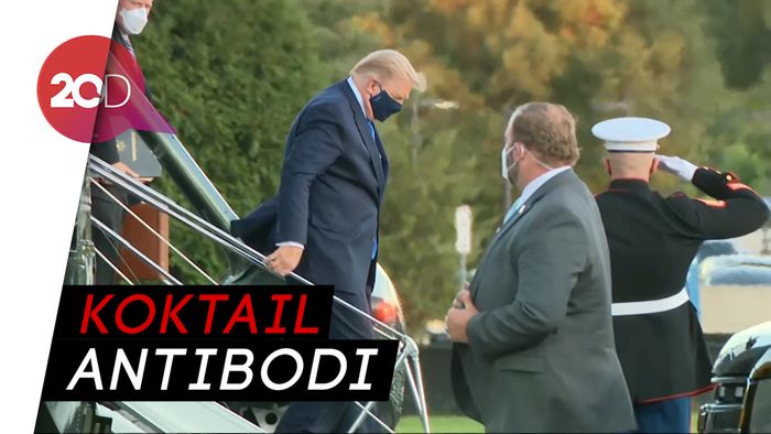 Sebelum ke RS Militer, Trump Diberi Obat Eksperimen Covid-19