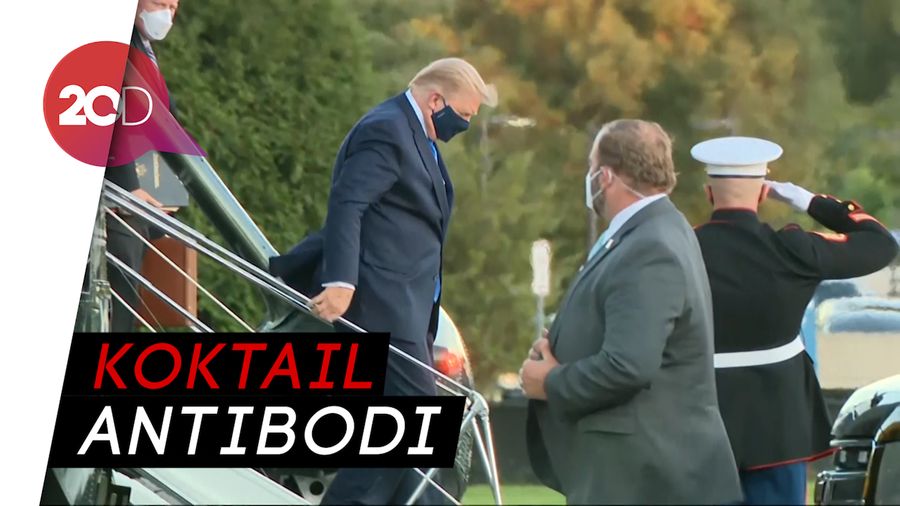 Sebelum ke RS Militer, Trump Diberi Obat Eksperimen Covid-19