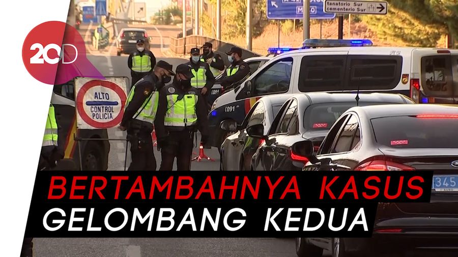 Lockdown Parsial Kota Madrid, Pembatasan Jalan Diberlakukan