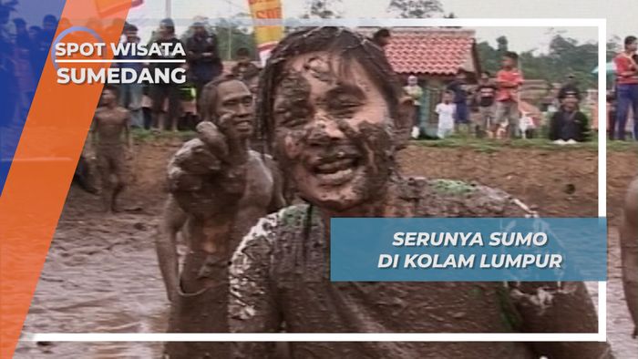 Serunya Sumo Di Kolam Lumpur, Sumedang