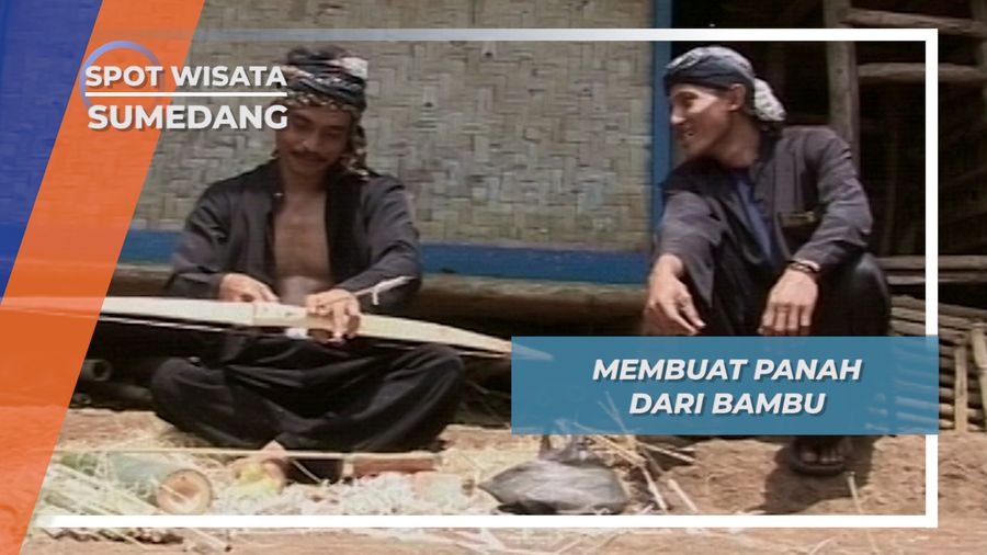 Membuat Panah Dari Bambu, Sumedang