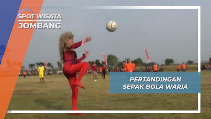 Pertandingan Sepak Bola Penuh Gelak Tawa, Jombang