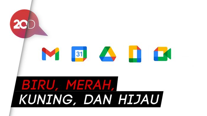 Tampilan Baru Logo Ikon Gmail hingga Chrome