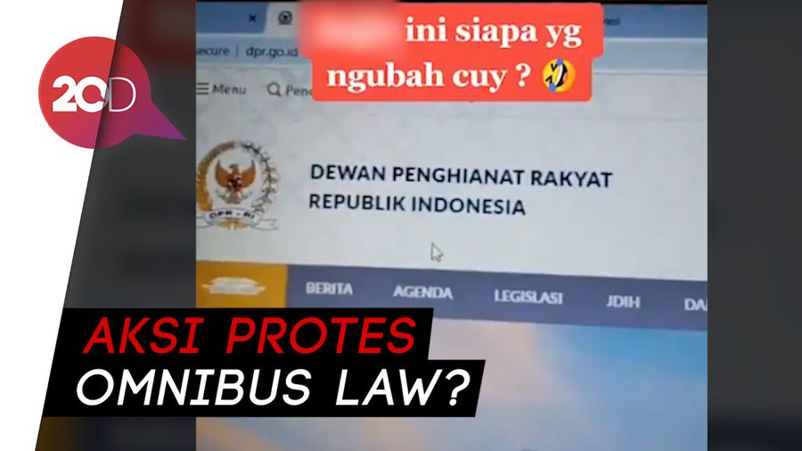 Netizen Ramai Komentari Situs DPR RI yang Diserang Hacker