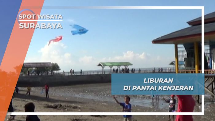 Panas Matahari Bersama Layang-Layang Pantai Kenjeran Surabaya