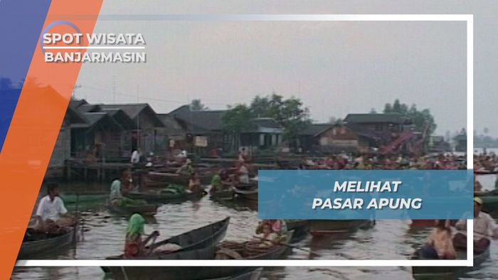 Pasar Apung Budaya Air Banjarmasin Kalimantan Selatan