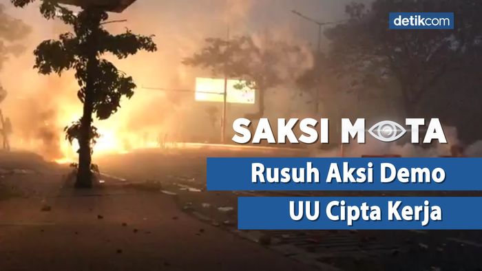 Saksi Mata: Gejolak Aksi Demo Tolak Omnibus Law di Tanah Air