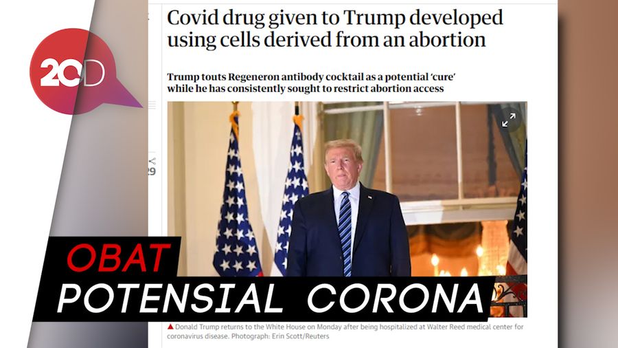 Obat COVID-19 Donald Trump Dikembangkan dari Sel Janin Aborsi?