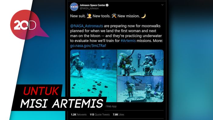 NASA akan Mendaratkan Wanita Pertama di Bulan Tahun 2024