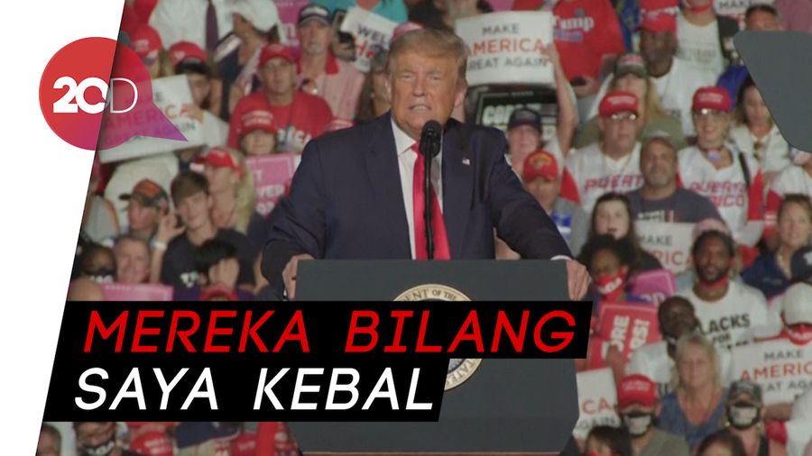 Sembuh dari Corona, Trump Sesumbar Akan Cium Seluruh Pendukungnya