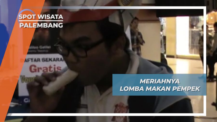 Lomba Makan Pempek, Kemeriahan Warga Palembang