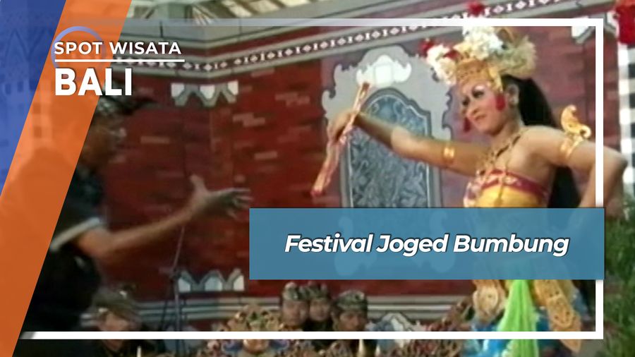 Joged Bumbung, Tarian Pergaulan Dalam Alunan Musik Bambu Wantilan Tabanan Bali