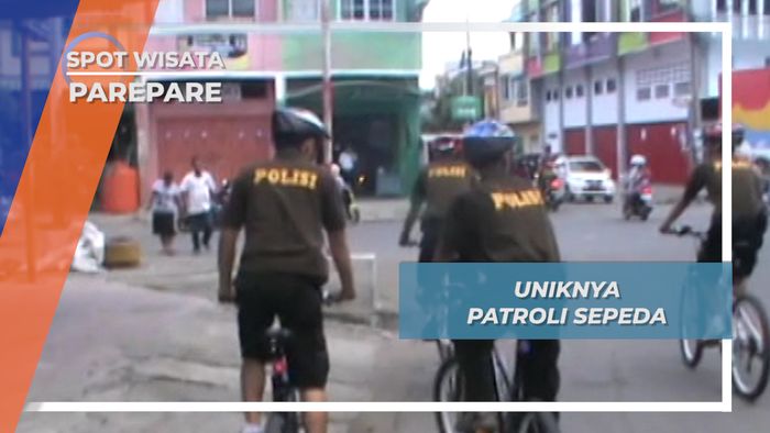 Patroli Keliling Polisi Sepeda Kota Parepare