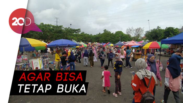 Cegah Klaster Baru, Pasar Dadakan Ciamis Perketat Protokol Kesehatan