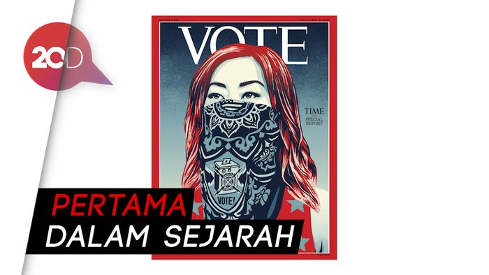 Majalah TIME Ubah Logo Jadi VOTE 