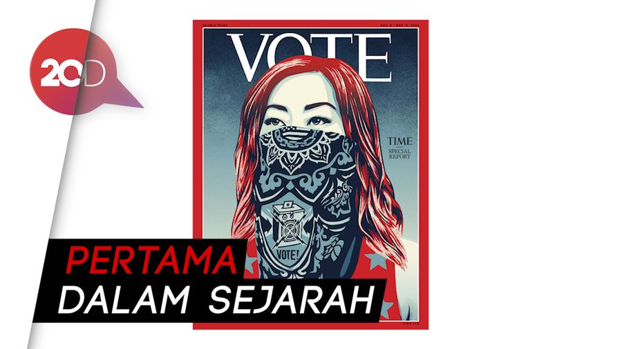 Majalah TIME Ubah Logo Jadi VOTE 